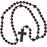 Jujube Wood 5 Decade Rosary 10/12mm Beads