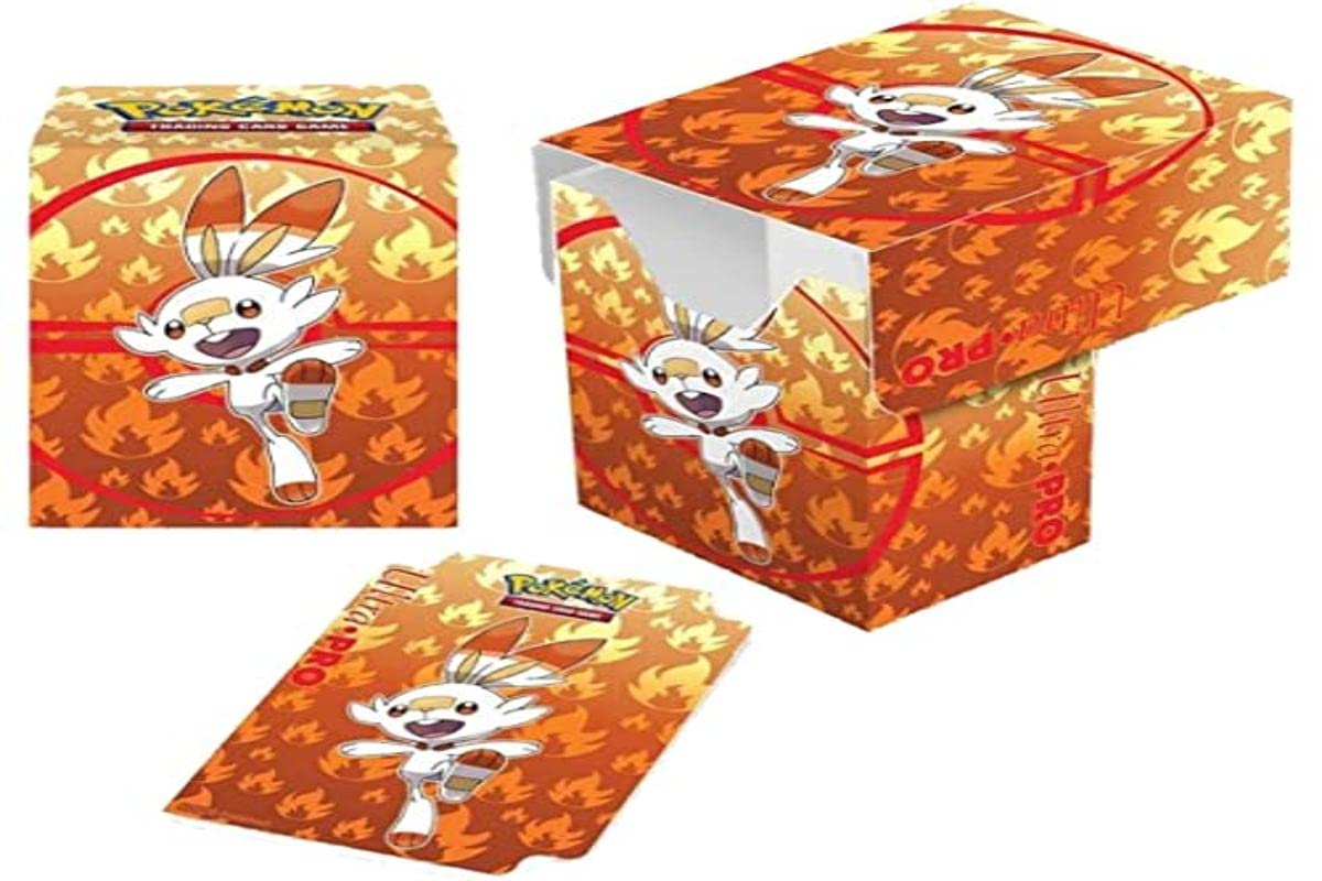 Pokémon E-15359 Ultra Pro-Full View Deck Box-Pokemon Sword & Shield Galar Starters Scorbunny