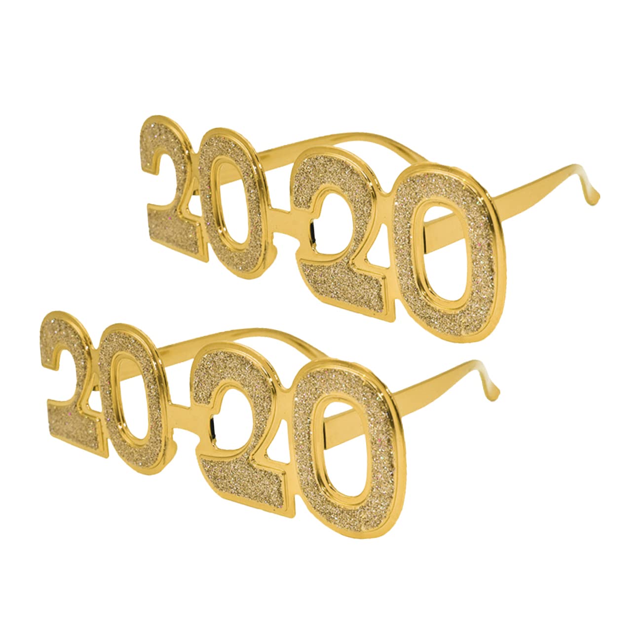 LABRIMP 2 Pcs 2020 Photo present Glass Holders Eyeglass New Year Costume Eyewear 2020 Party Eyeglasses Novelty 2020 Eyeglasses Sunglasses Party Supplies Glasses Frames 2020 Party Supplies Set