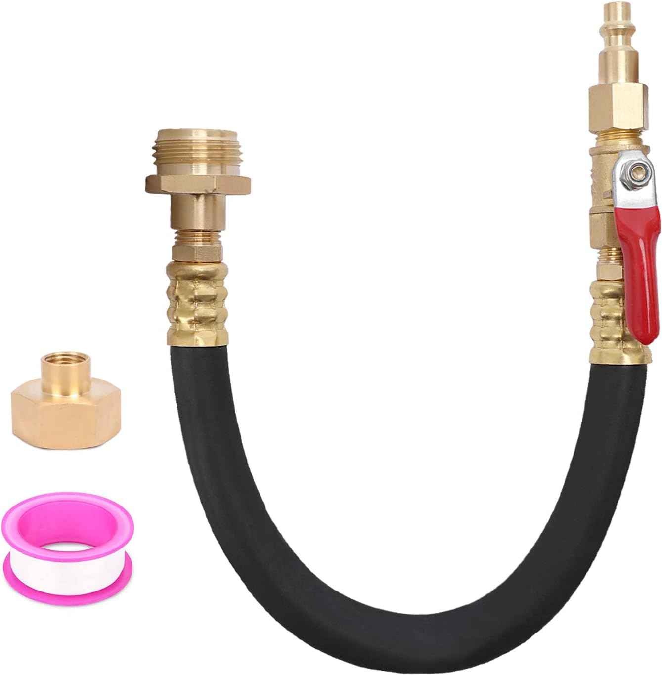 Outdoor Motorhome Air Compressor QuickConnect Water Blow Out Fitting