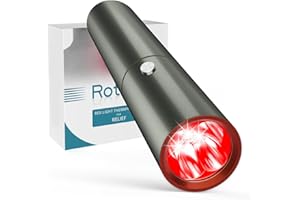 Rotsha Red Infrared Light Therapy Device - Strong Energy LED Redlight Wand Pain Relief for Body Healthcare Gift - 940nm 850nm 830nm 660nm