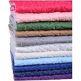 Tong Gu 59 x 39 inch Quilted Padded Fabric Lining Thick Cloth for DIY Sewing Crafts (Navy Blue)