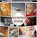 Bala Square Black Stud Earrings for Women / Men 9.5mm
