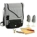 Picnic at Ascot - Wine Carrier Deluxe with Glass Wine Glasses and Accessories for Two, Houndstooth