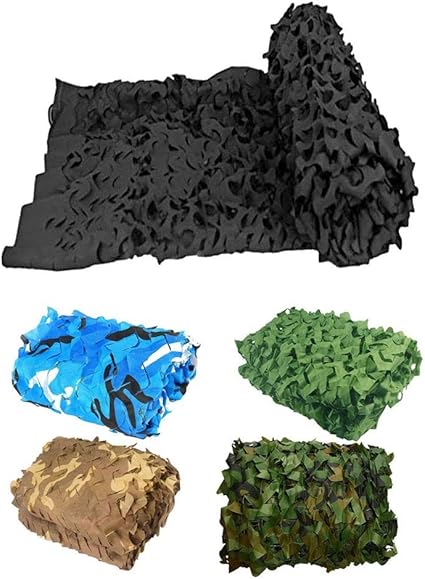 Qjifangzyp Red De Camuflaje 3D, 2x2 M, Protector Solar, Red ...