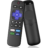 Replacement Remote Control for Roku TV, Compatible for TCL Roku/Hisense Roku/Onn Roku/Sharp Roku/Element Roku/Westinghouse Roku/Philips Roku/Sanyo Roku Smart TVs (Not for Roku Stick,Box and Players)