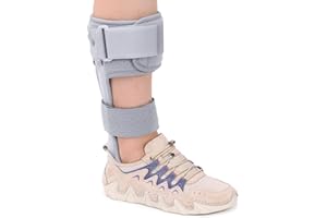 SHUYAN JIAO Medical AFO Foot Drop Brace - Drop Foot Braces for Walking - AFO Brace Walking with Shoe - Ankle Foot Orthosis for Stroke - Drop Foot Stabilizer Support for Men & Women XL-Left (Comfort)