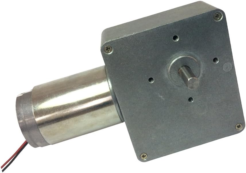 BEMONOC Reversible 12V Low Speed 14rpm High Torque Worm Gear-box Motor for BBQ Motor