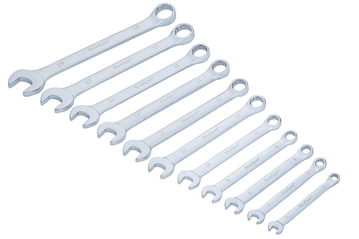 Blue Spot 11 Piece Polished Spanner Set