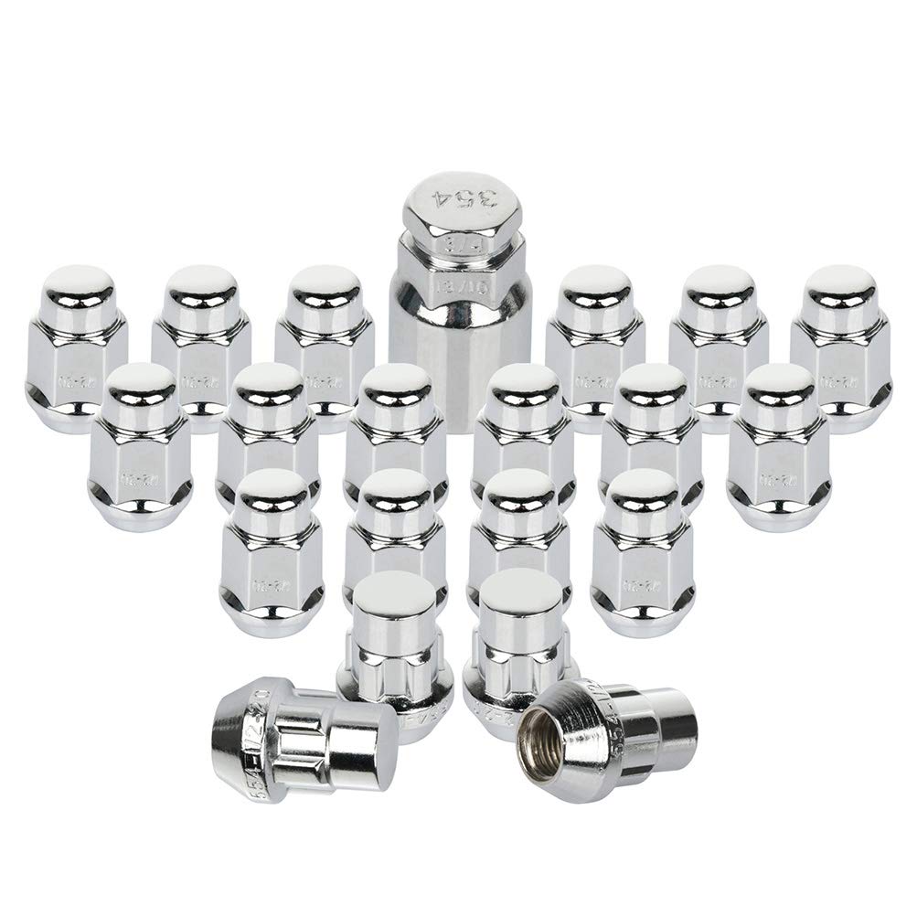 ECCPP Wheel Lug Nuts 16Pieces + 4 Locking Lug Nuts+ 1 Key 1
