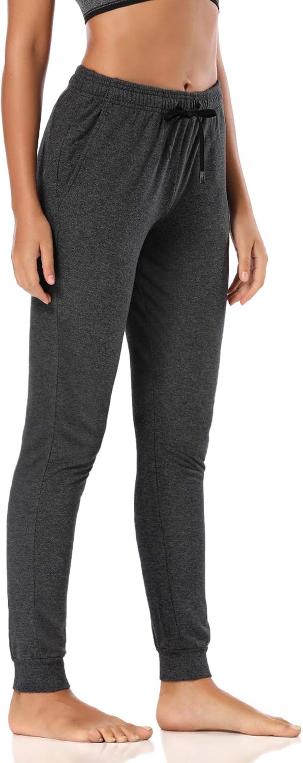 Safort 28" 31" 34" Inseam Regular Tall 100% Cotton Sweatpants Joggers 3 Pockets at  Women’s Clothing store