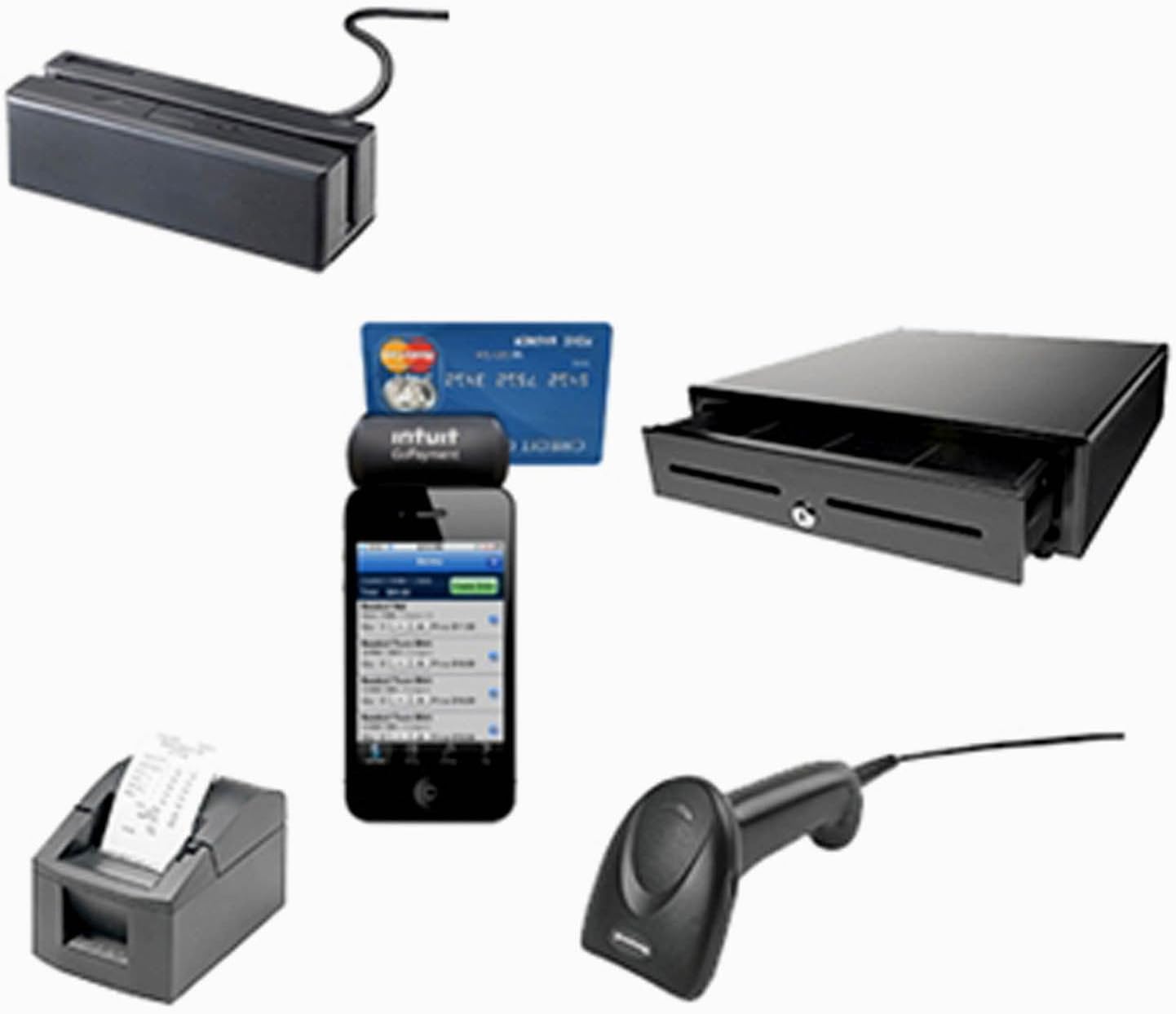 barcode scanner and printer combo