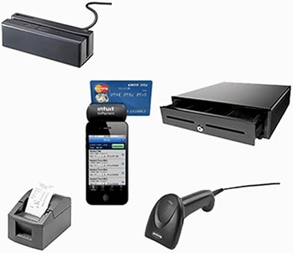 Amazon Com Intuit Pos Hardware Bundle Receipt Printer Barcode