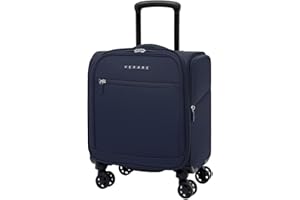 Verage Underseat Carry On Luggage with Wheels & USB Port,14 inch Wheeled Spinner Bag Carry-on Luggages for Airlines, Lightweight Suitcase Men Women, Pilots and Crew (14.5-Inch Plus Underseat Pro)