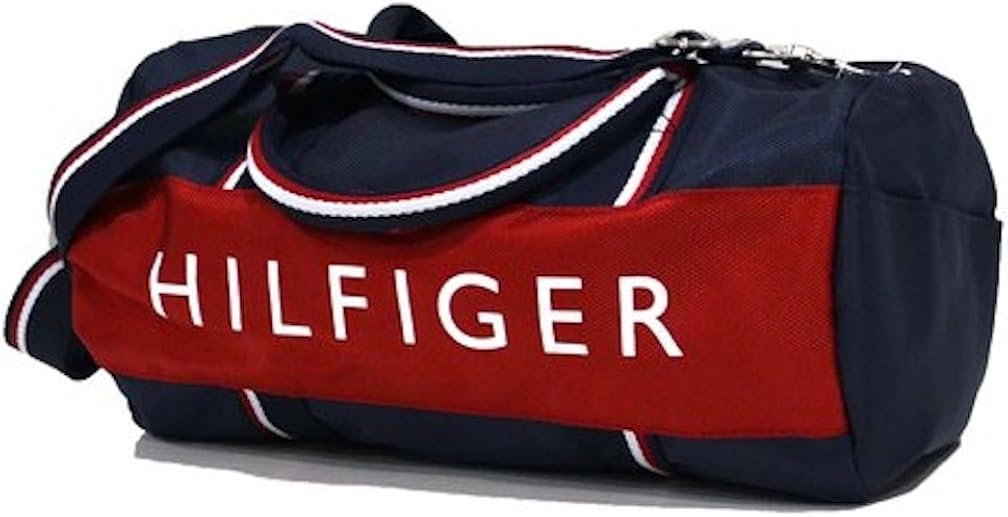 Tommy Hilfiger Signature Duffle Bag Navy / Red Amazon.co.uk Sports