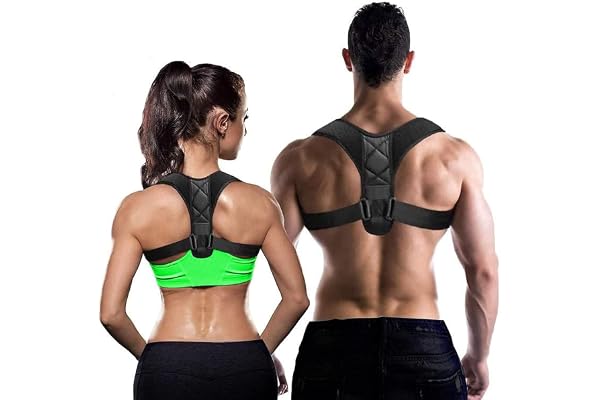 Back Brace Posture Corrector, Upper Back Correction Belt, Neck Shoulder Support, Pain Relief for Women and Men, Spine Straigh