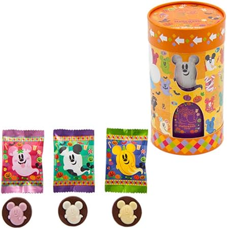 Amazon Co Jp ディズニー ハロウィーン ハロウィン 19 リゾート おばけ 筒箱 チョコレート ミッキー ゴースト チョコ お菓子 お土産 リゾート限定 食品 飲料 お酒