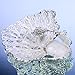 YU FENG Silver Peacock Figurine Trinket Box Hinged Crystal Animals Collection for Women or Girls (Peacock)
