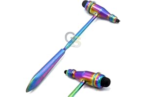 G.S Tromner Neurological Deluxe Reflex Hammer Multi Titanium Rainbow Color