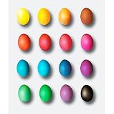 Pysanky Easter Eggs Decorating Dyes, Set of 16, Powder Form, Non Edable, Multicolor