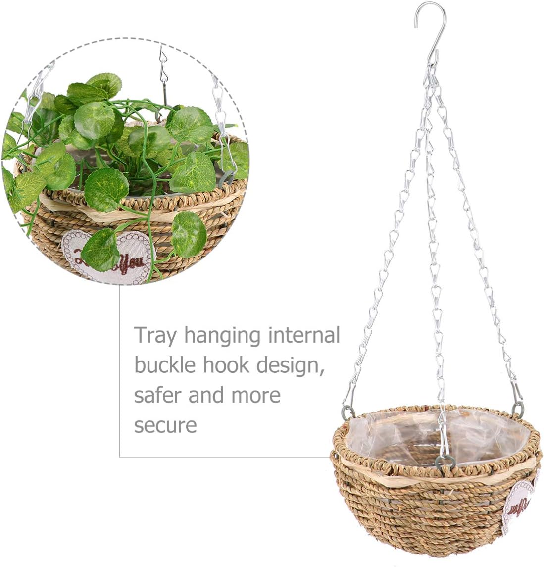 CESTO APPESO PALMA Da Cocco Pianta Balcone Cesti Fioriera Indoor EUR 17,94 - IT - Foto 5