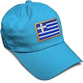 Speedy Pros Soft Baseball Hat Embroidered Dad Hat Greece Mediterranean Ellada Athens Greek Men & Ladies Baseball Cap