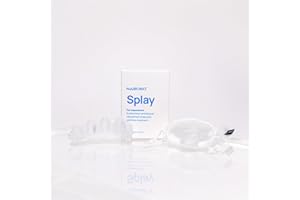 NABOSO Splay - Gel Toe Stretcher, Separator and Straightener for Correction of Bunions, Hammer Toes and Restore Natural Foot Shape (Clear)