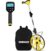 Measuring Wheel: DEKOPRO 4V Digital Measuring Wheel in Feet, 12.5 Inch 99,999Ft/ 99,999M Digital Display Folding Wheel Measurement Roller with Storage Bag