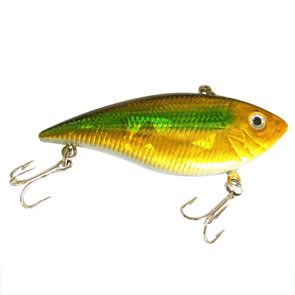 Lot 5pcs Minnow Hard Bait Fishing Lure With Two Hooks,7cm/2.76