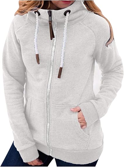 fleece hooded top