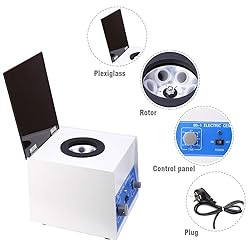 TOPQSC Electric Lab Benchtop Centrifuge, 4000rpm
