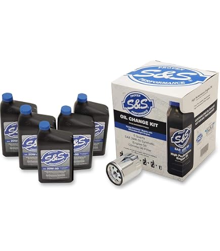Amazon.com: Klotz 5 Quart 20W/50 Synthetic Motor Oil Change Kit
