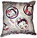 Betty Boop Pillow Red White & Boop Pillow Cartoon Pillow HANDMADE In USA Pillow is approximately 10