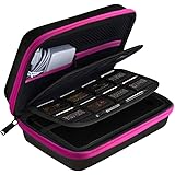 AUSTOR Case for Nintendo New 3DS XL (Black+Rose)