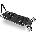 Pet Rescue Stretcher Veterinary Transport Trolley, Dog Stretcher with Wheels 110lb Max Large Dog Wheelchair Gurney for Elderly Dog, Animal Dog Cat
