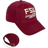 Desert Cactus Florida State University Baseball Hat Seminoles FSU Brimmed Embroidered Cap Adjustable Cloth Strap Adult Type A