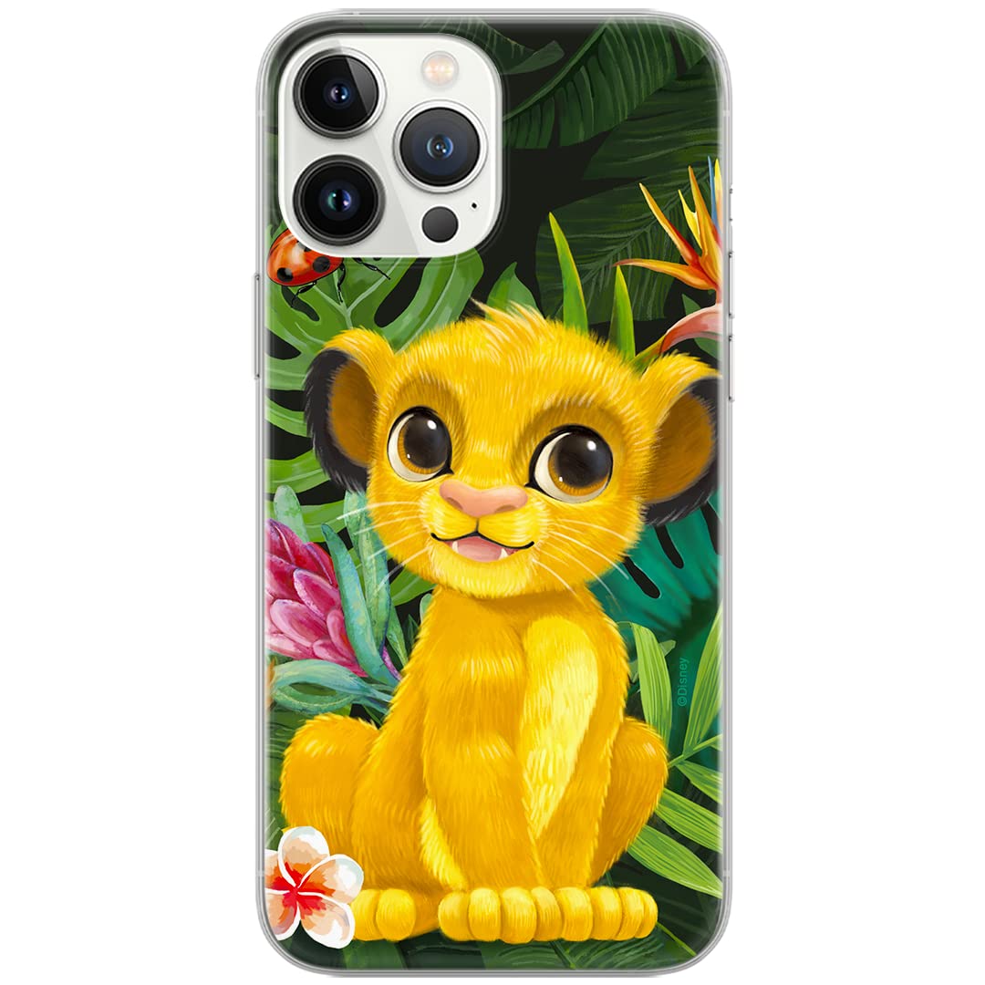 ERT GROUP mobile phone case for iPhone 13 PRO MAX original and officially licensed Disney pattern Simba and Friends 004 Multicolor optimally adapted to the shape of the mobile phone, case made of TPU