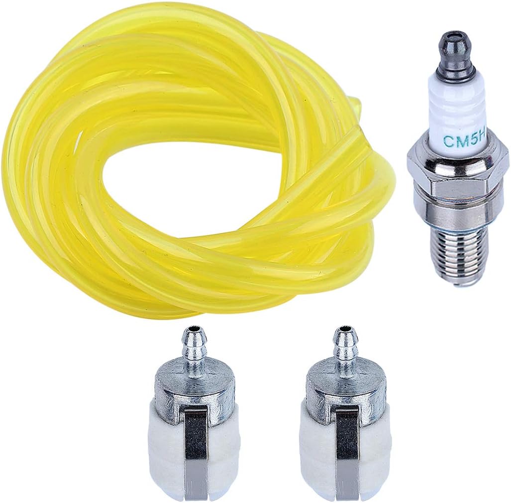Adefol Fuel Line Hose Tube Filter Spark Plug Kit for Honda GX22 GX25 GX31 GX35