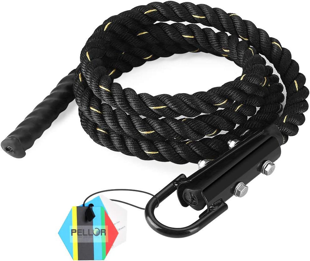 PELLOR Sport Fitness Exercise Gym Training Climbing Rope for Indoors and Outdoors