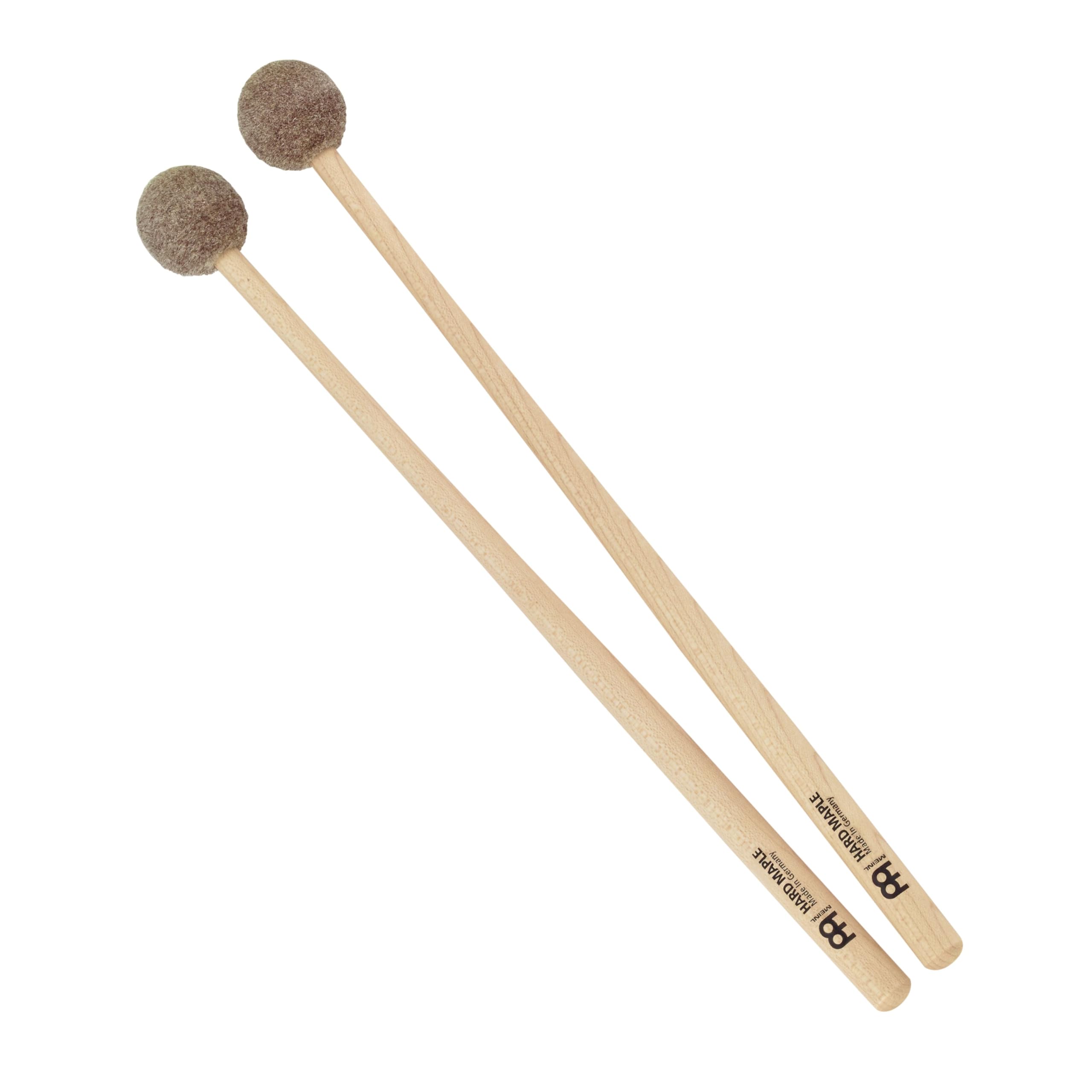 Meinl Percussion Mallets Hard Beater - Hard Beater for Percussion Instruments - Small Felt Head - Length 12.5 Inches - Maple, Natural (MPM2)