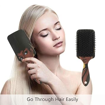 Amazon Com Detangling Hairbrush For Wet Dry Fine Curly Women