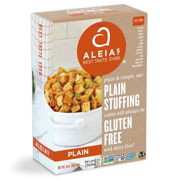 ALEIA’S GLUTEN FREE FOODS STUFING MIX, PLAIN, GF,...