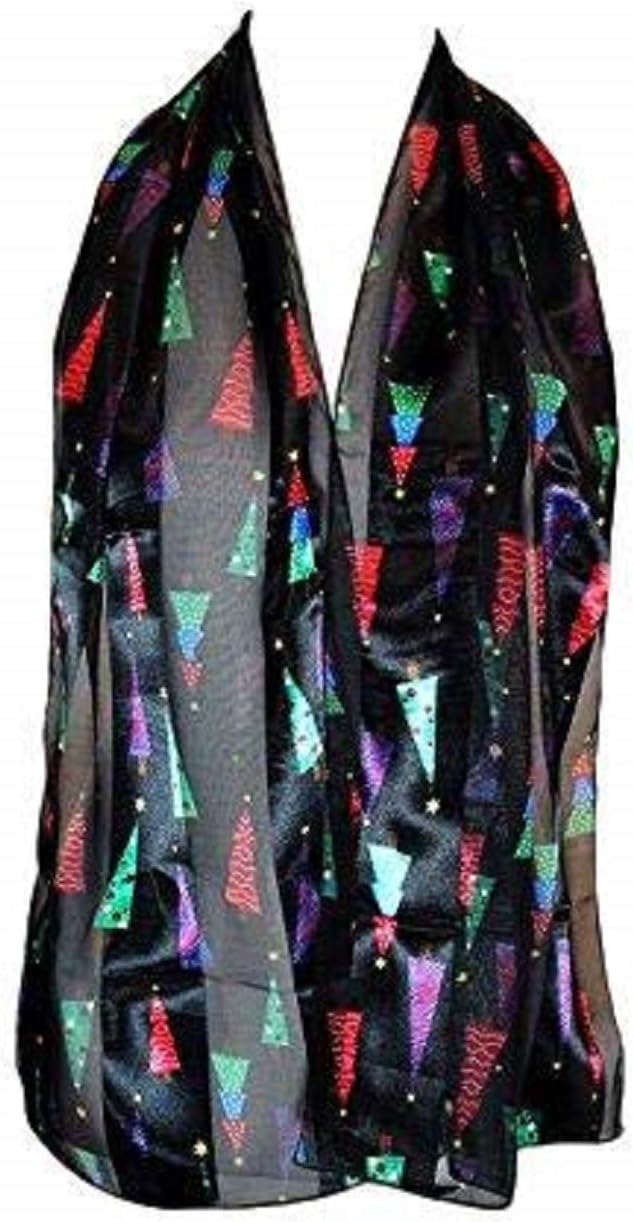 Christmas Scarf - Christmas Tree, Santa,Reindeer By Christmas Scarf Company