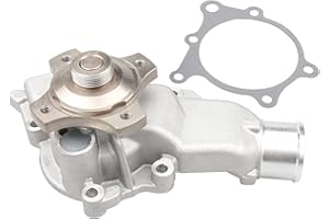VIPCAR 01047 Professional Water Pump for Jeep-AMC L6 4.0L w/ERH Engine('PowerTech' Version), 1999-2004 Grand Cherokee 4.0, 2000-2006 Wrangler 4.0, 2000-2006 TJ 4.0