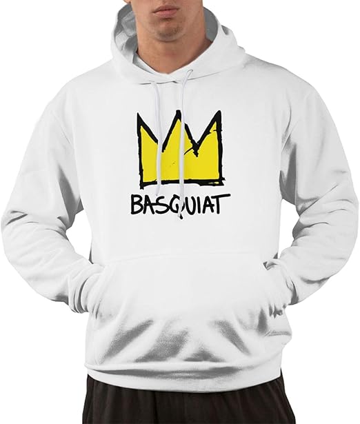 basquiat hoodie white