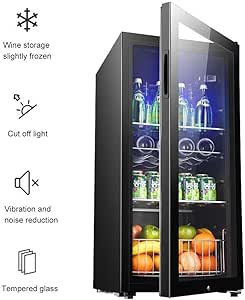 Frigoríficos mini Mini Nevera con Congelador Comercial Pequeño