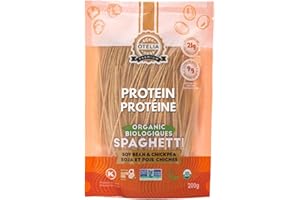 Otelia High Protein Pasta, Organic Soy Bean and Chickpea Spaghetti, Made of Just Beans & Water – Nothing Else, 21g Protein, 9