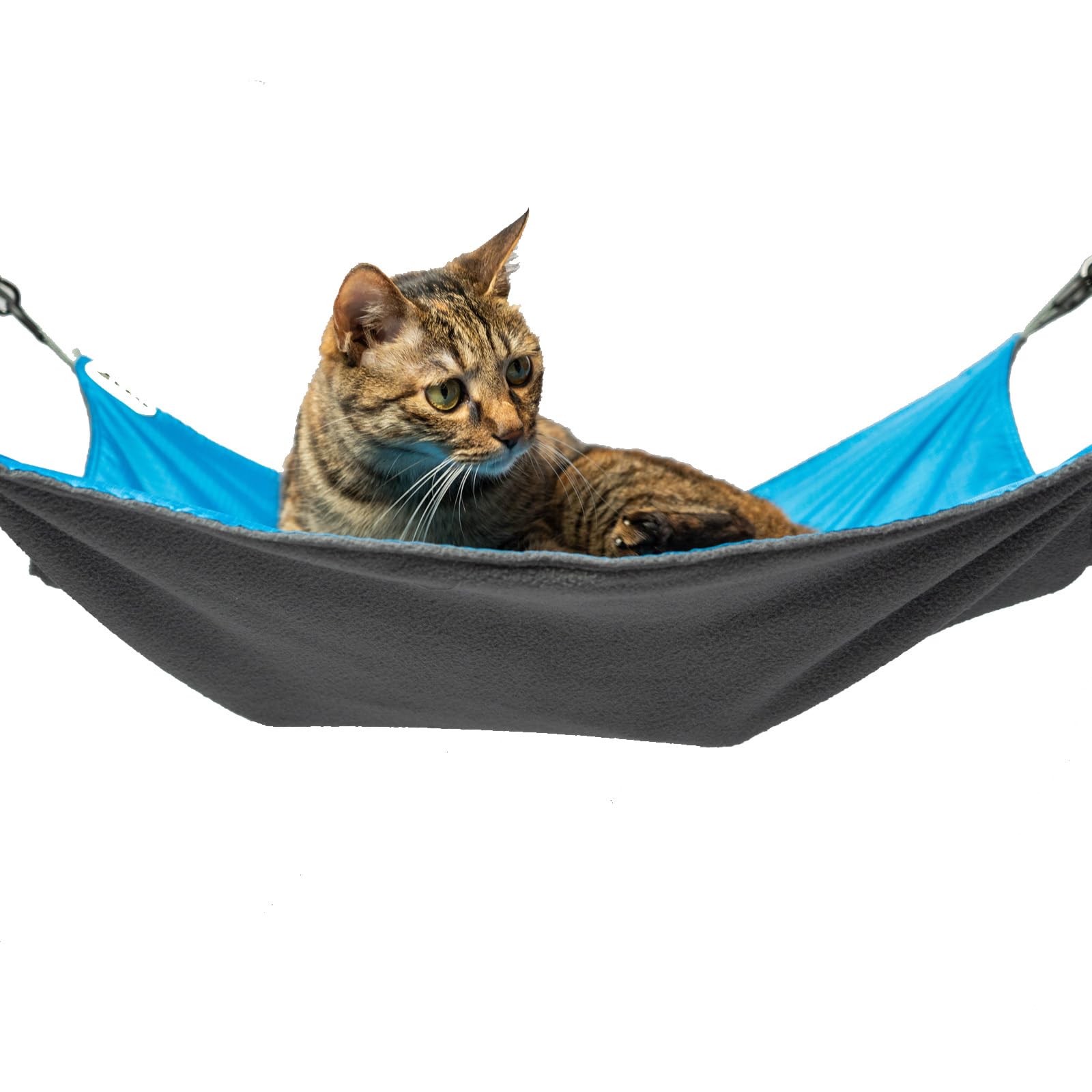 QIPAN Washable Soft Outdoor Cat Mat,Waterproof Cooling Kittens Pad,XL Cats Hammocks with Adjustable Straps for Cats (Blue) — image 1