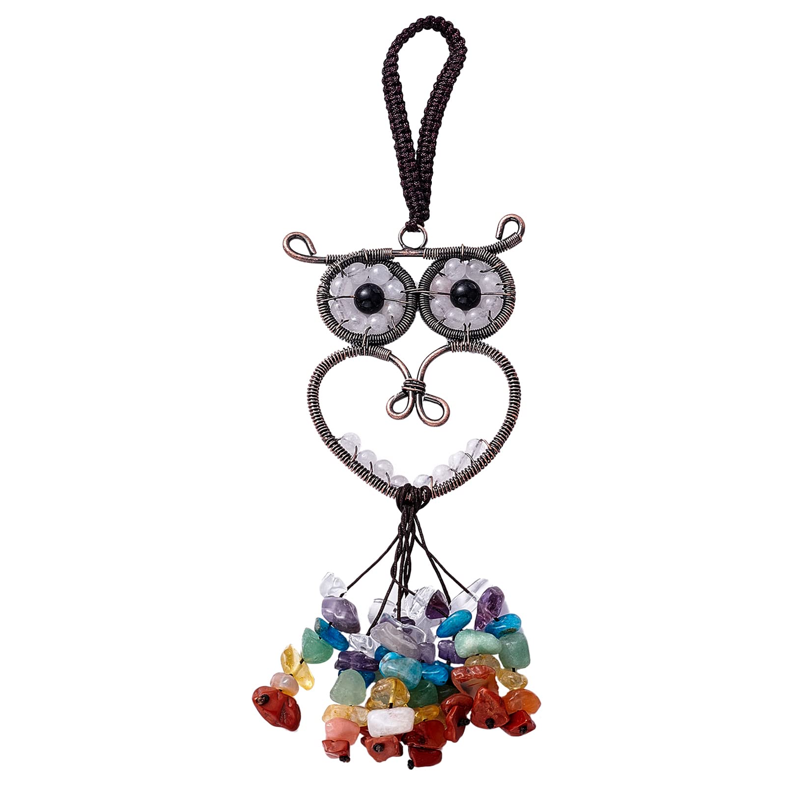 WEWAYSMILE Tree of Life Hanging Ornaments, Tree of Life Car Hanging, Tree of Life Crystal Garden Hanging, For window hanging decoration hanging car rearview mirror decoration (B)