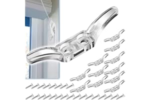 LOFRCIN Cord Cleats for Blinds, 12pcs Blind Cord Winder with Screws for Window Blinds Curtains Sun Shades Ropes